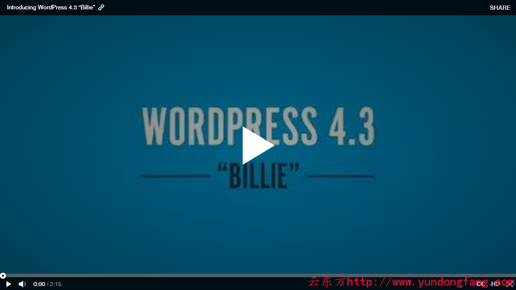 wordpress 4.3