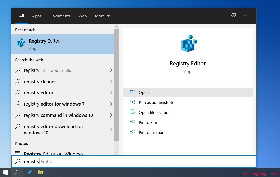 Open-Registry-Editor