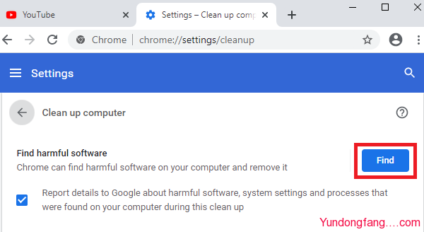 Clean-up-computer-on-Google-Chrome