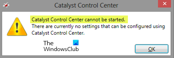 AMD Catalyst Control Center无法启动；怎么打开呢？
