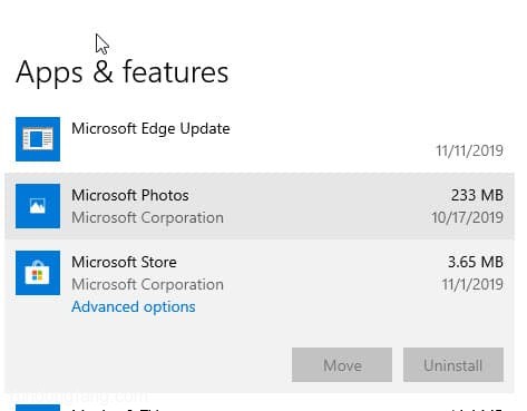通过Windows Update在Windows 10上没有Microsoft Edge的卸载选项