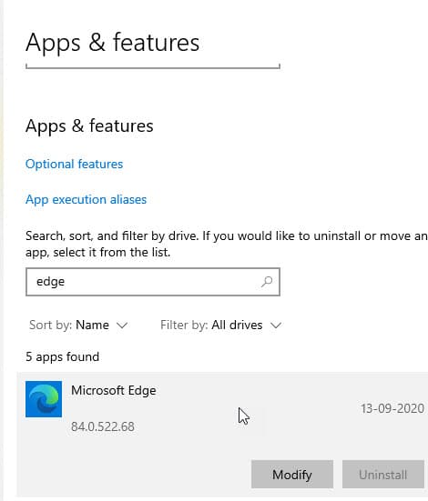 Microsoft-Edge-uninstall-grayed-out-in-Settings-App