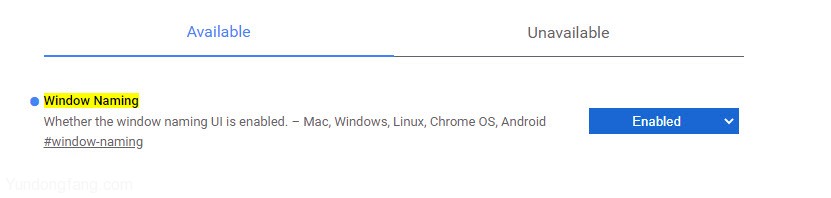 Window-Naming-flag-Chrome