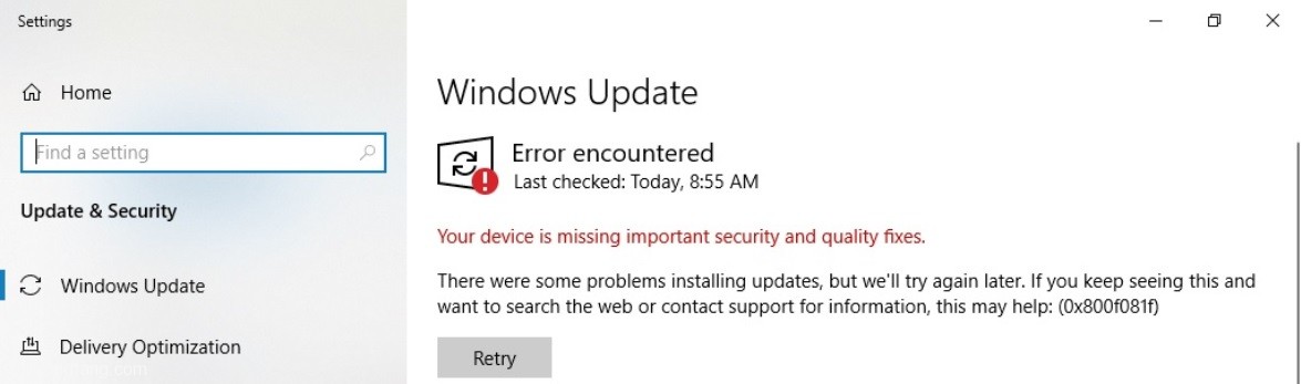 Windows 10 KB4579311无法安装并导致其他问题