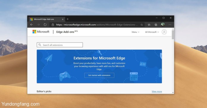 微软终于为Edge浏览器推出了闪亮的新主题