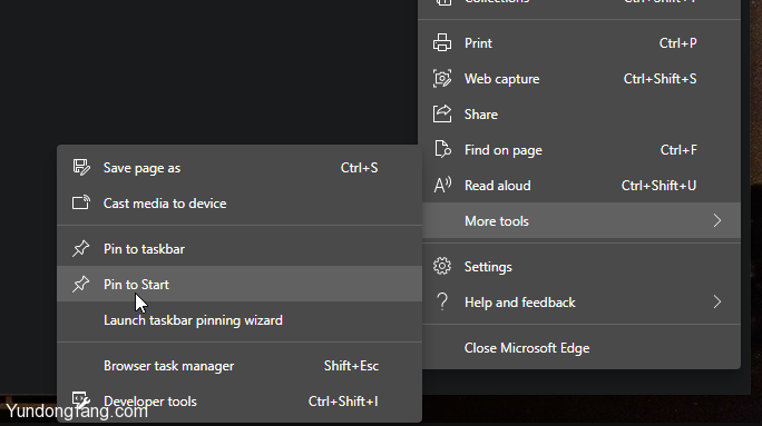 Microsoft Edge现在允许您将网页固定到Windows 10开始菜单