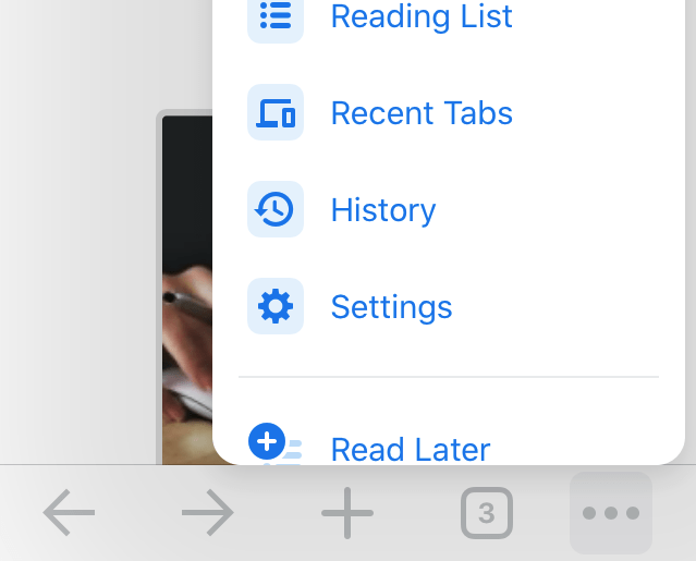 Chrome-iOS-Options-Menu-and-Settings-Tab