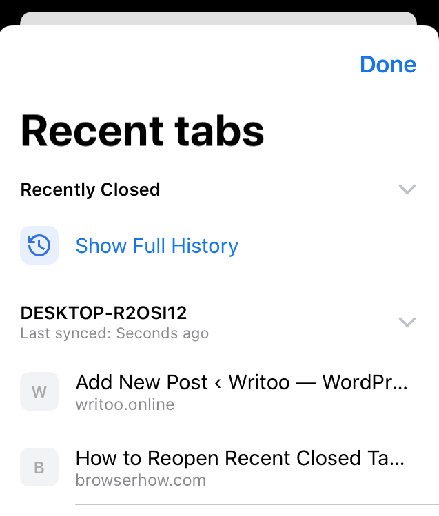Chrome-iOS-Recent-Tabs-Recently-Closed