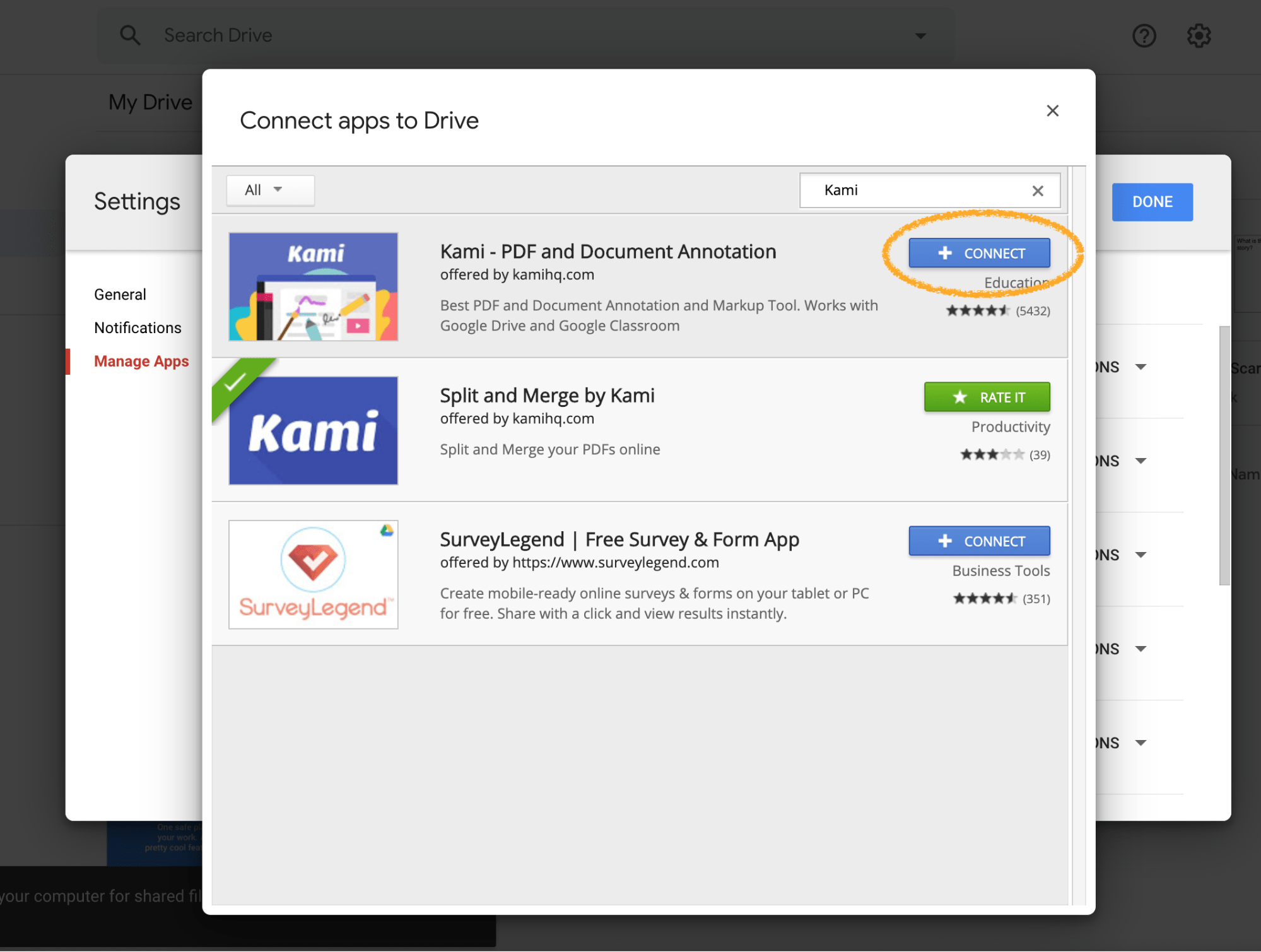 Kami-PDF-Document-Annotation-Connect-apps-to-Drive