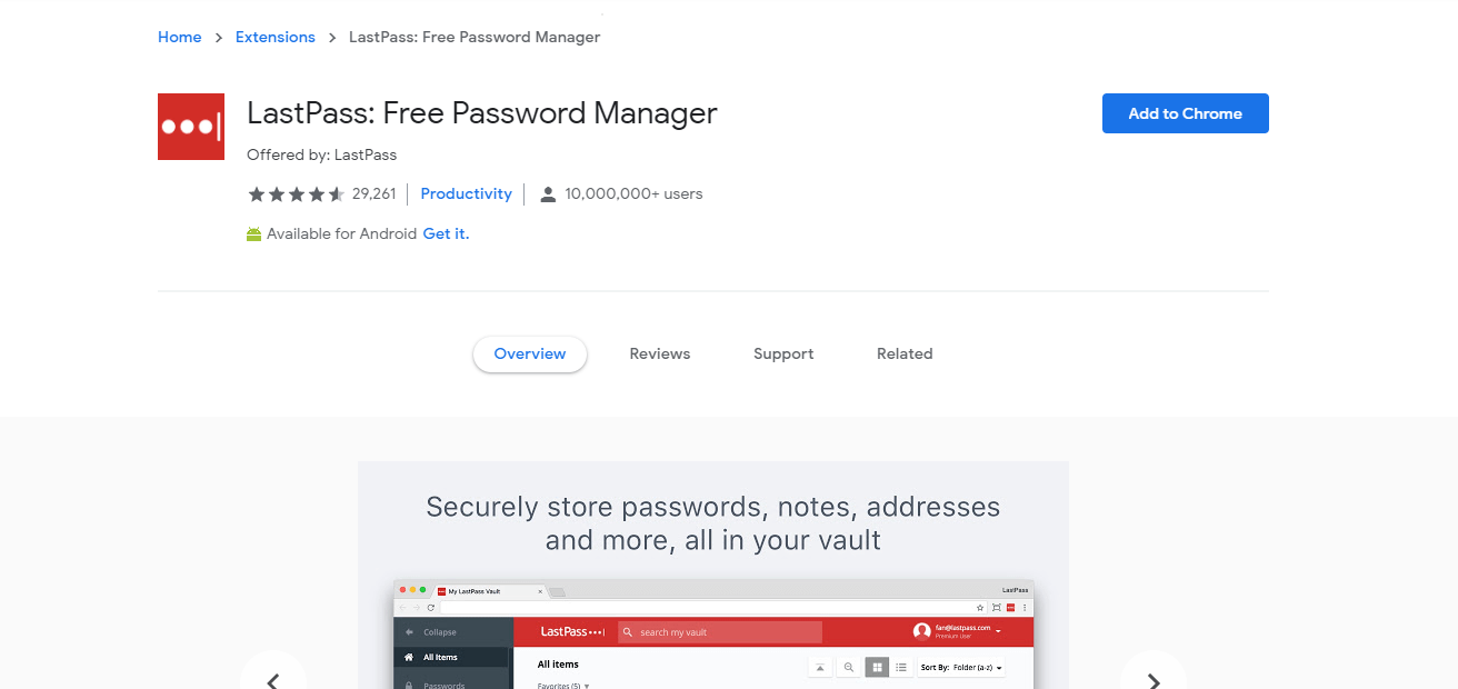 LastPass-Free-Password-Manager-Chrome-Extensions