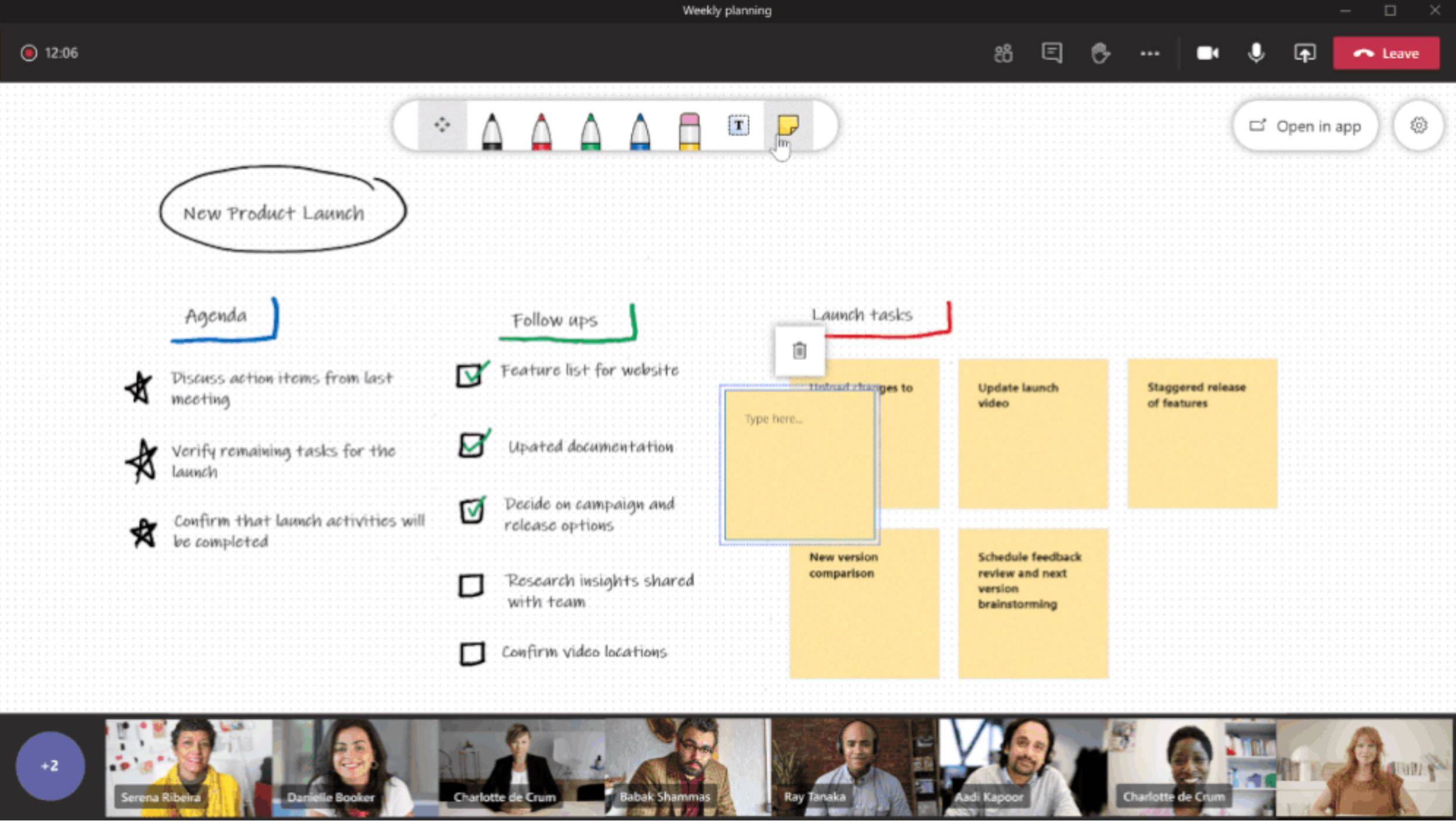 Microsoft Teams Rooms将很快获得Whiteboard应用程序