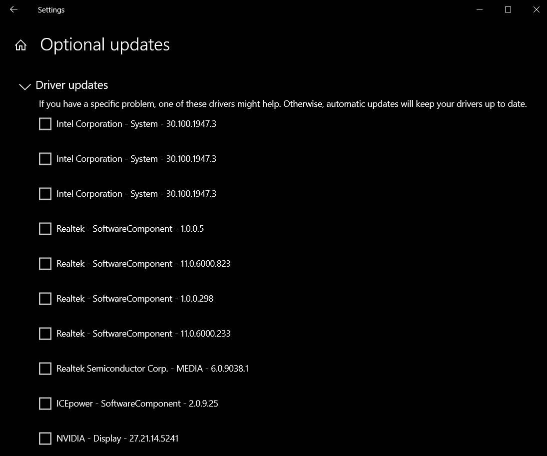 Windows 10现在允许您更新更多设备的驱动程序