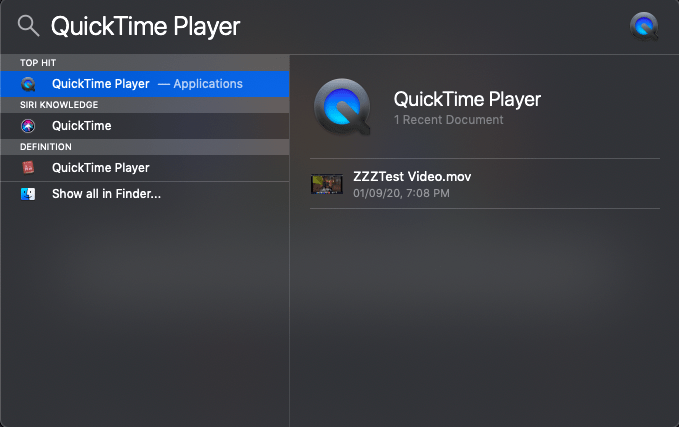 QuickTime-Player-in-Spotlight