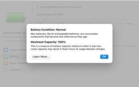 无法在Apple Silicon Mac上禁用Apple的电池健康管理功能