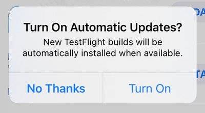 testflight-automatic-update