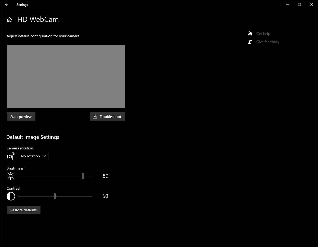 微软终于将网络摄像头添加到Windows 10中的``设备设置''中