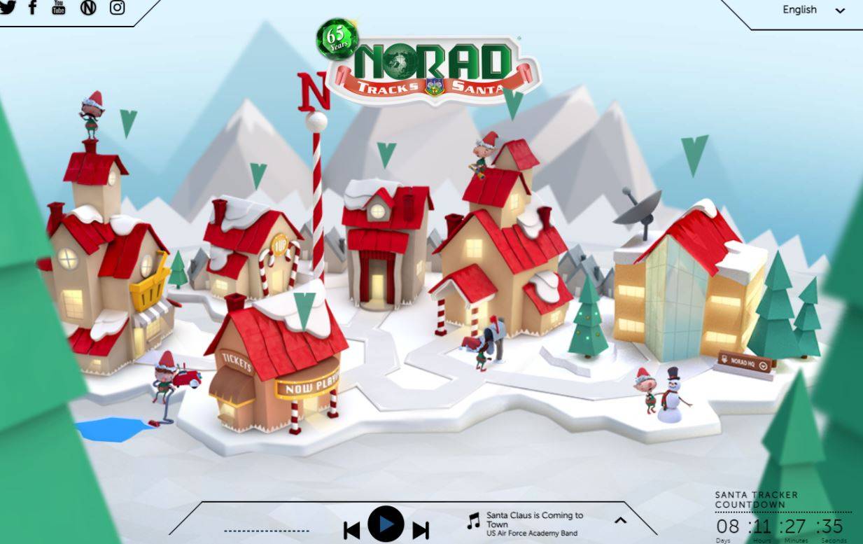 圣诞老人追踪器NORAD Santa Tracker将托管在Microsoft Azure上