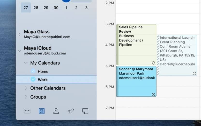 微软在新的Mac版Outlook中增加了对Apple iCloud帐户的支持