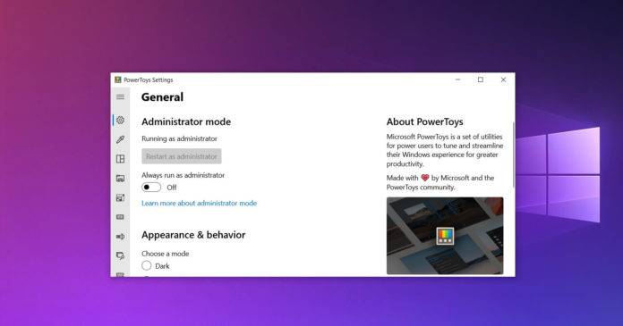 微软针对Windows 10的PowerToys获得了具有新功能的全新更新
