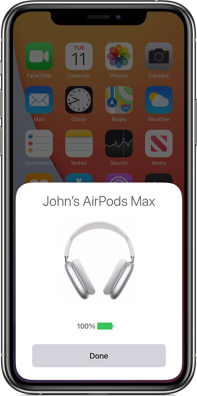 ios14-iphone11-pro-check-airpods-max-battery-charge