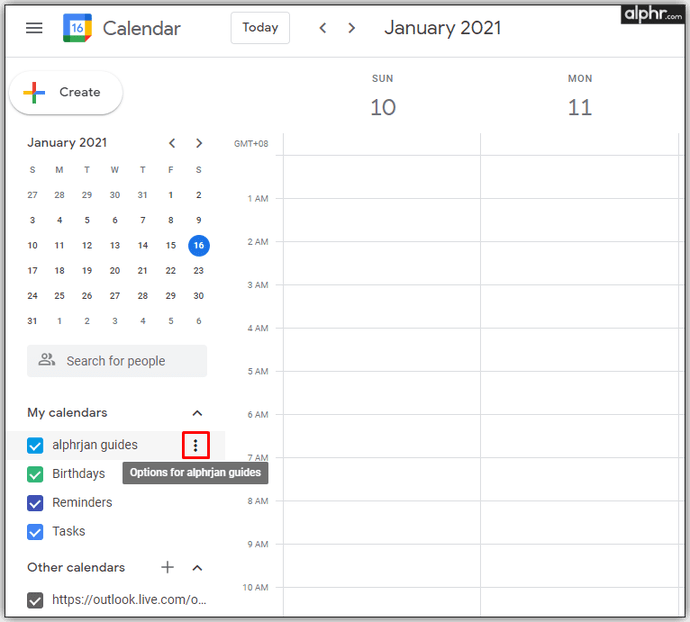 如何将Google日历导入Outlook