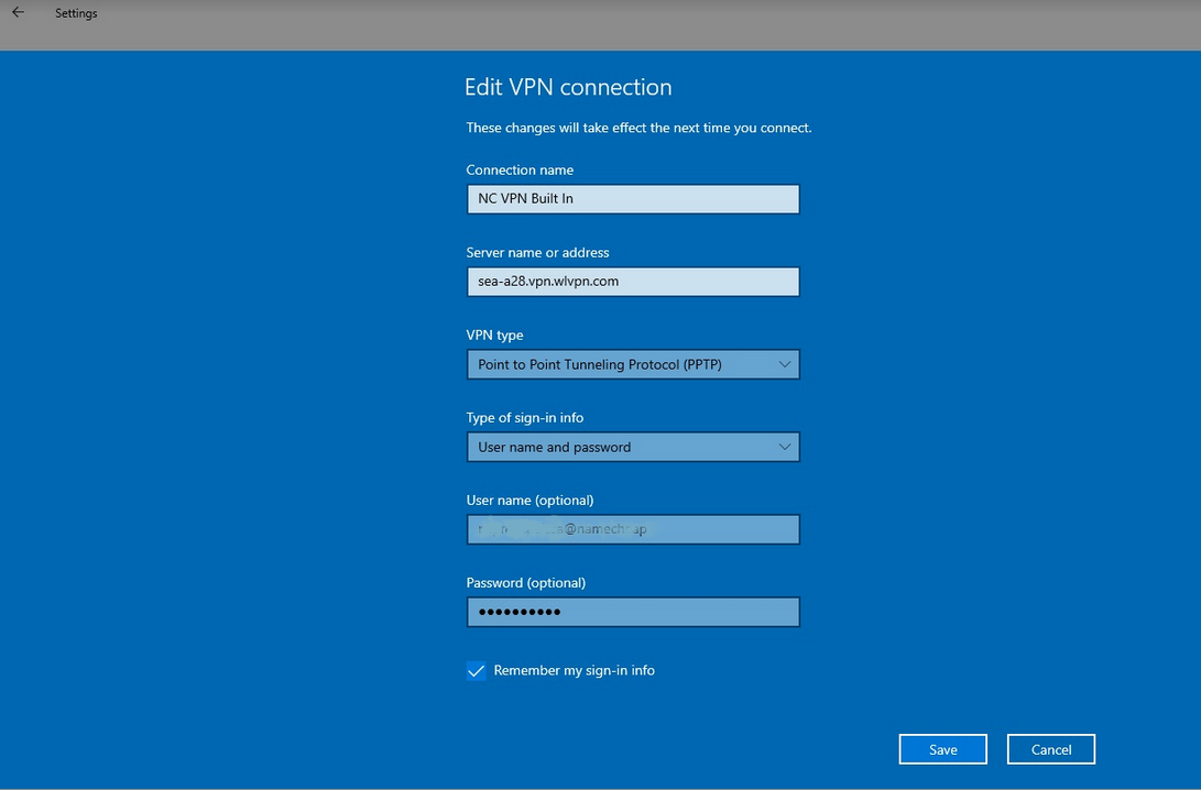如何在Windows 10上设置PPTP VPN？