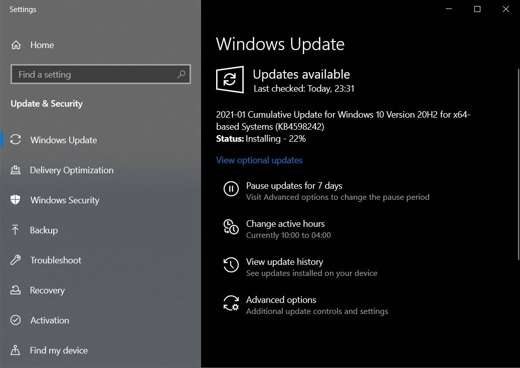 Windows 10 Build 19042.746现在可用，离线下载ISO安装程序
