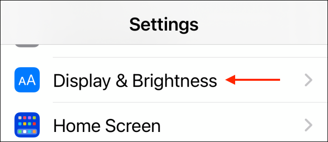 Select-Display-and-Brightness-in-Settings