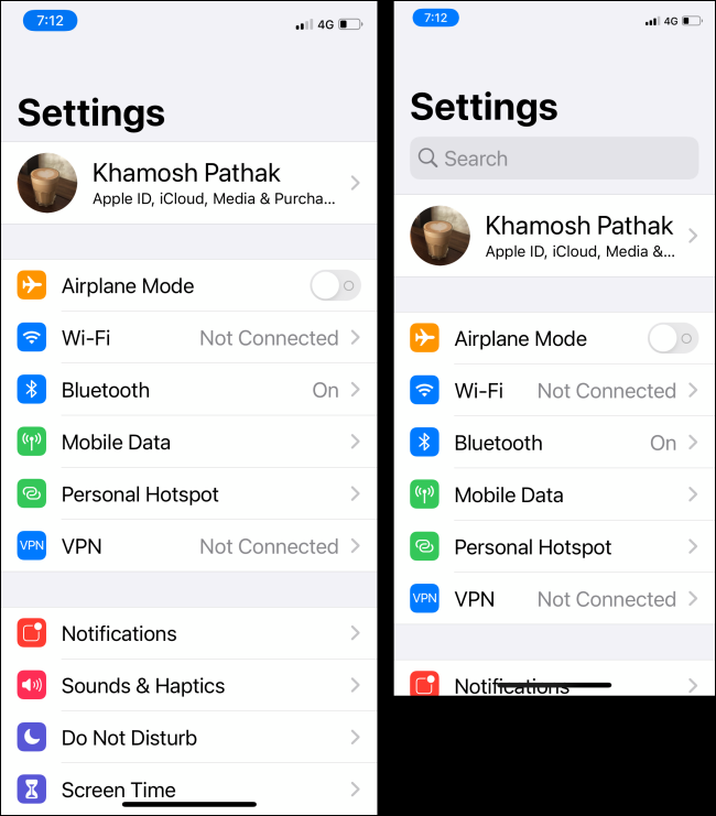 Settings-App-in-Standard-and-Zoomed-Mode