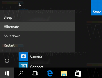 在Windows 10中将休眠添加到开始菜单