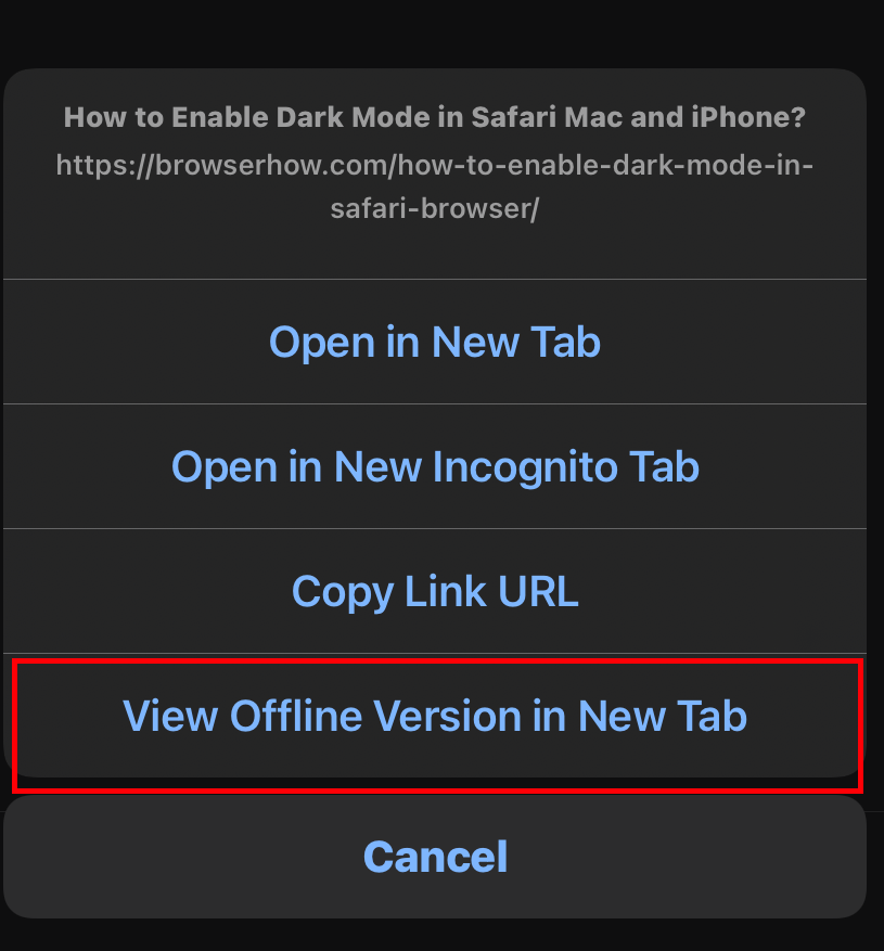 View-Offline-Version-in-New-Tab-in-Chrome-iOS-Reading-List-1