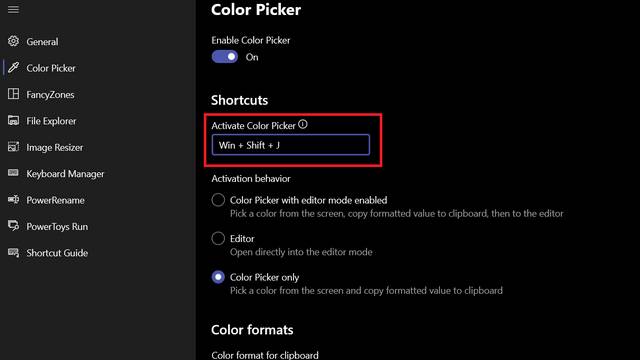 如何在Windows 10上获取系统范围的颜色选择器