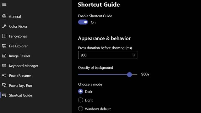 shortcuts-guide-settings