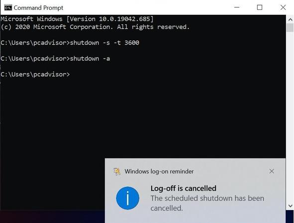 如何安排Windows 10关闭电脑-命令提示符