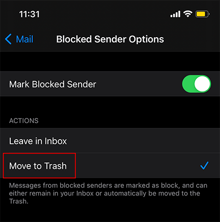 Blocked-Senders-Mail-Move-To-Trash