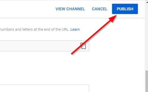 如何通过以下简单步骤更改YouTube频道的URL
