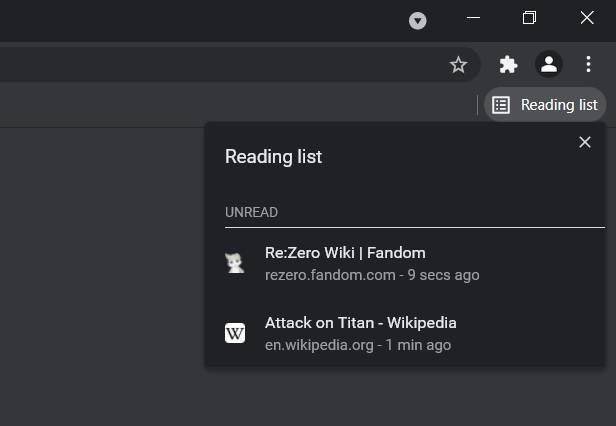 Chrome-reading-list