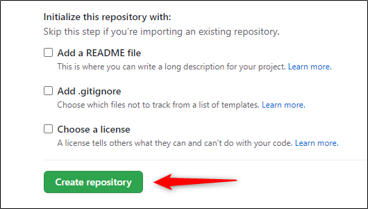 Create-repository-button