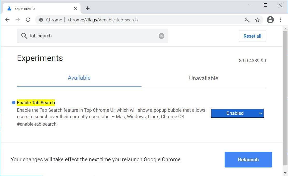 google-chrome-enable-tab-search