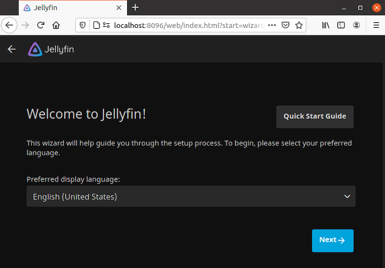 jellyfin-web-interface