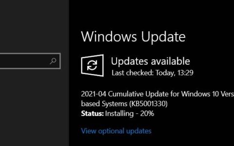 Windows 2021年4月10日更新：新功能和改进功能