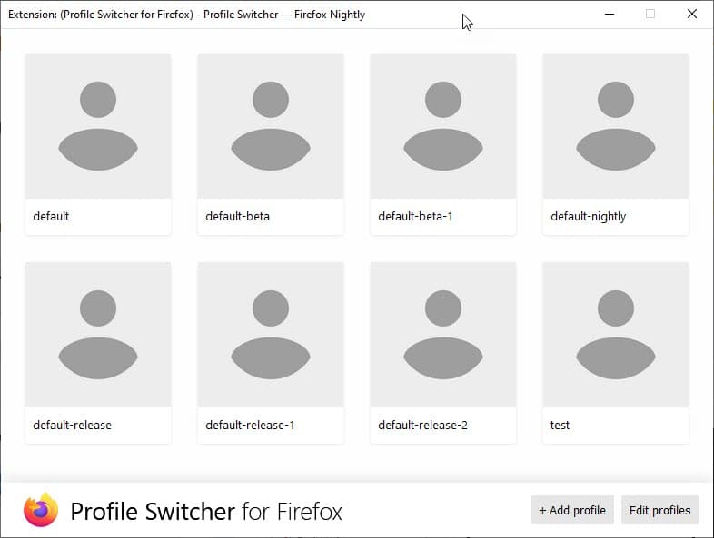 Profile-Switcher-for-Firefox-2