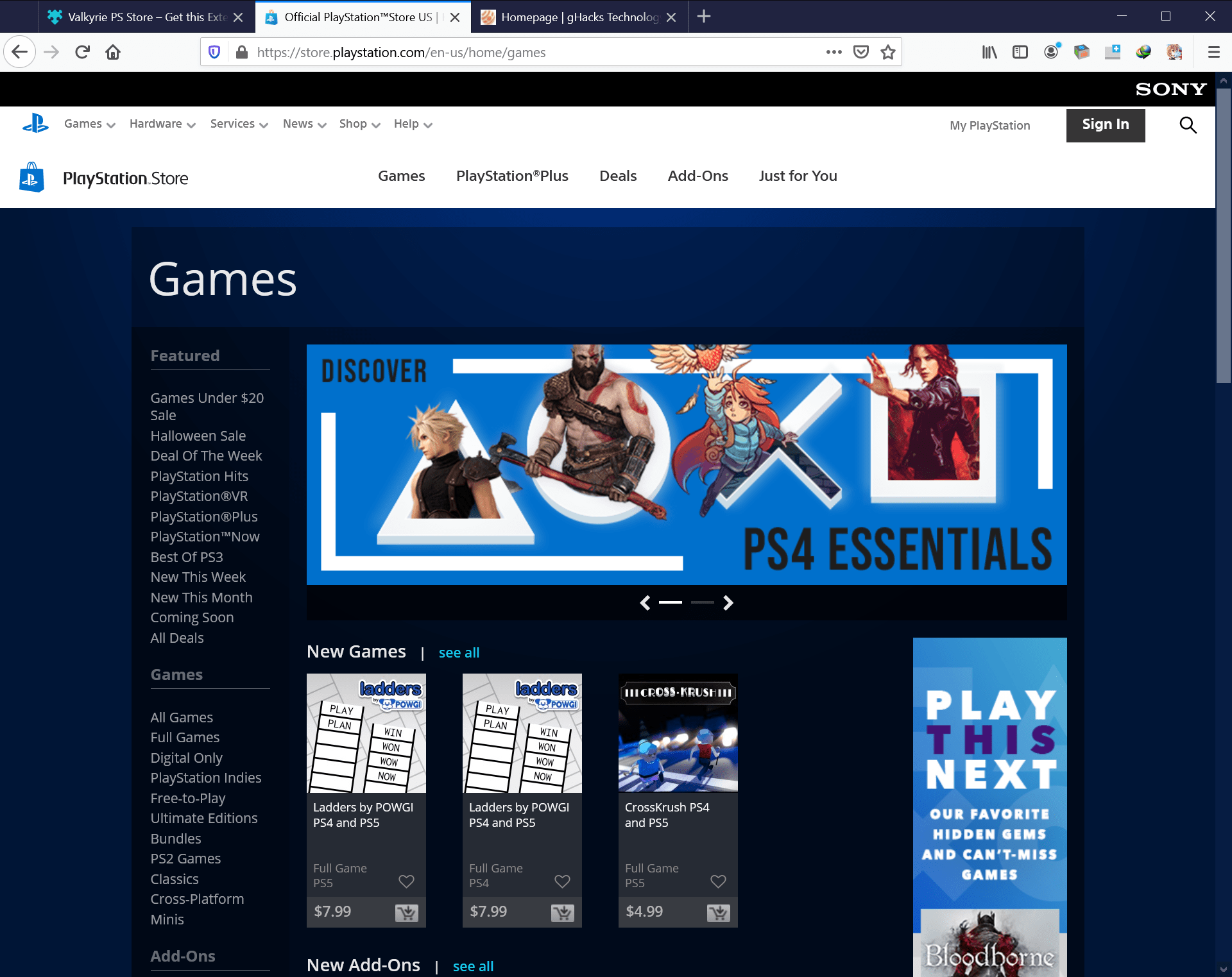 old-playstation-store