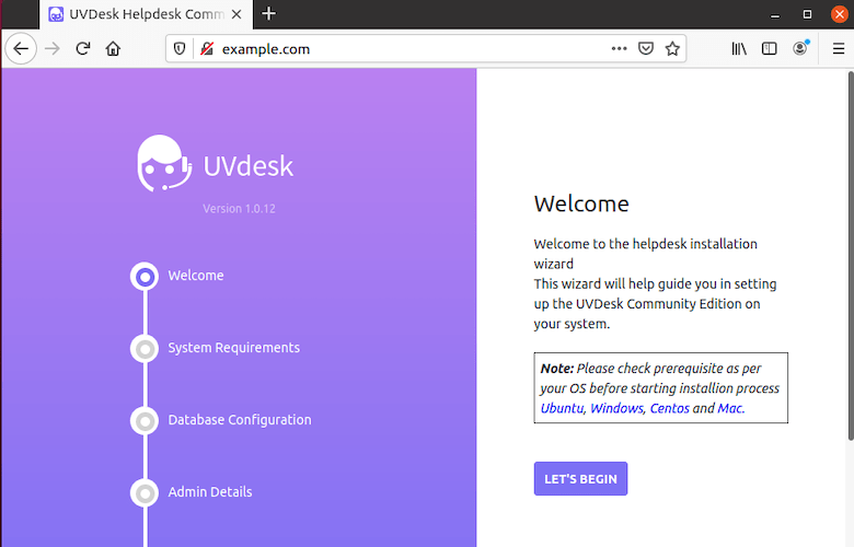 xuvdesk-web-interface