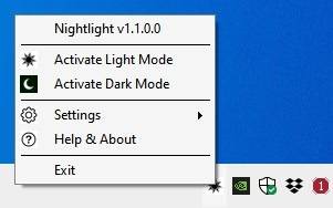 Nightlight-interface