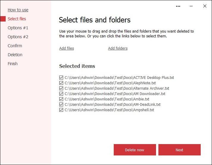 Secure-File-Deleter-add-files