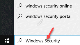 Start-Windows-search-bar-Windows-Security