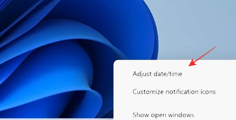 Adjust-time-and-date-with-Windows-11-widget