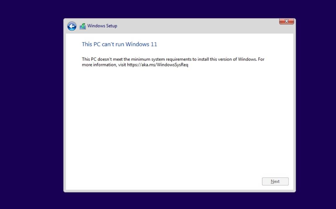 Cant-run-Windows-11-error