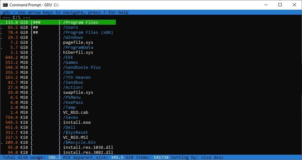 GDU-is-a-command-line-tool-that-helps-you-find-the-disk-usage-of-a-folder-or-drive
